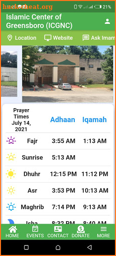 Islamic Center Greensboro-ICG screenshot