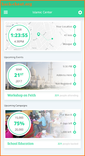 Islamic Centre App screenshot