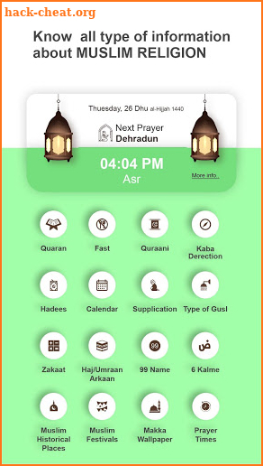 Islamic Muslim Calendar: Prayer Timing Qibla screenshot