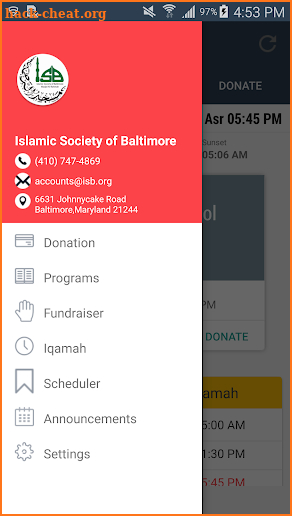 Islamic Society Of Baltimore screenshot