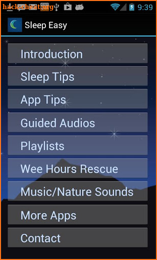 iSleep Easy Sleep Meditations  screenshot