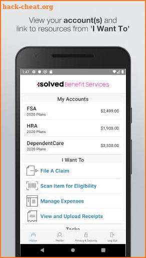 isolved Benefit Services iFlex screenshot