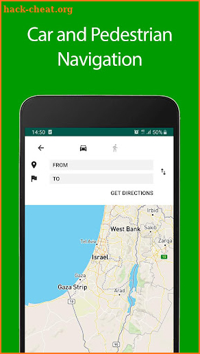 Israel Offline Map and Travel Guide screenshot