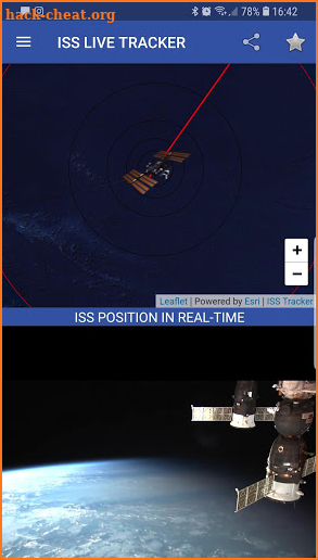 ISS Live Tracker screenshot