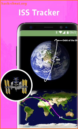 ISS Tracker Live HD - Moon Calendar & Rout Finder screenshot