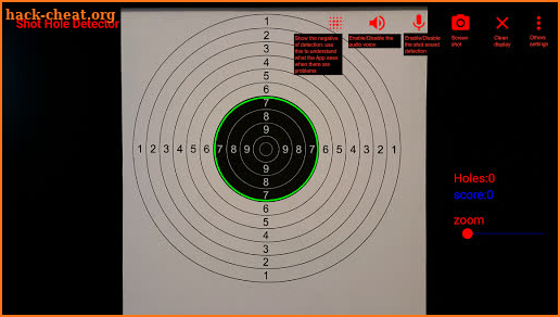 ISSF Real Time Shot Hole Detector screenshot