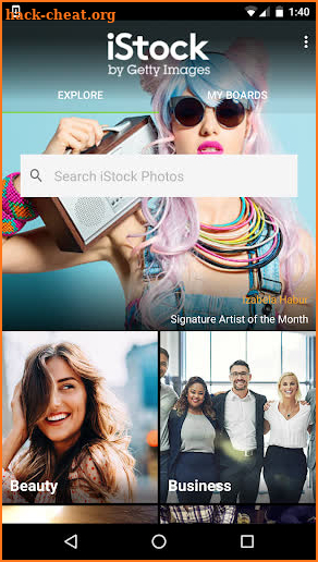 iStock by Getty Images screenshot