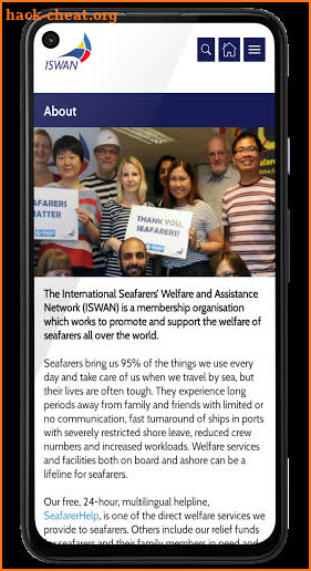 ISWAN for Seafarers screenshot