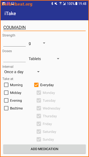 iTake Mobile Medication List screenshot