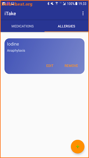 iTake Mobile Medication List screenshot