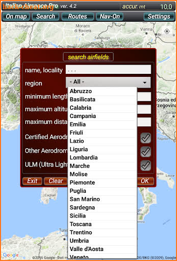 Italian Airspace Pro screenshot