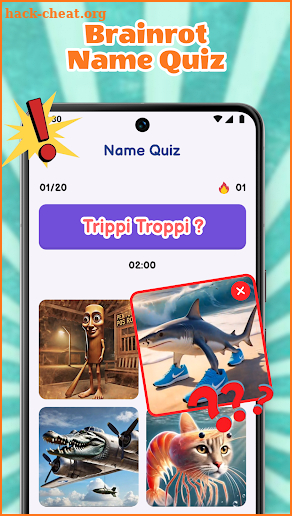 Italian Brainrot Quiz & Emoji screenshot