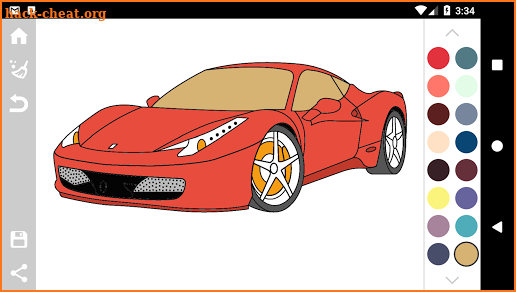 Italian Cars Coloring Book screenshot