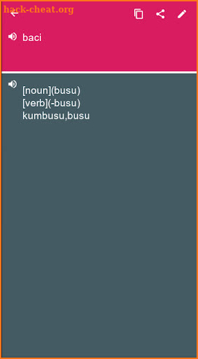 Italian - Swahili Dictionary (Dic1) screenshot