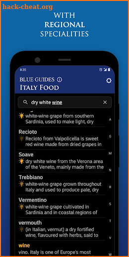 Italy Food by Blue Guides screenshot