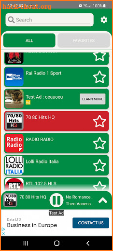 Italy Radio – Italian AM & FM Radio Tuner screenshot