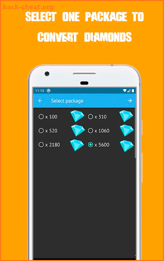 Items FF Blue | Free Diamonds Calculator Currencie screenshot