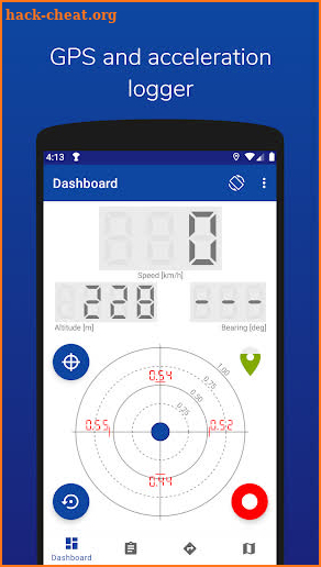 IterTrax, GPS logger for cars and motorbikes screenshot