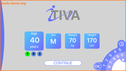 iTIVA plus Anesthesia screenshot