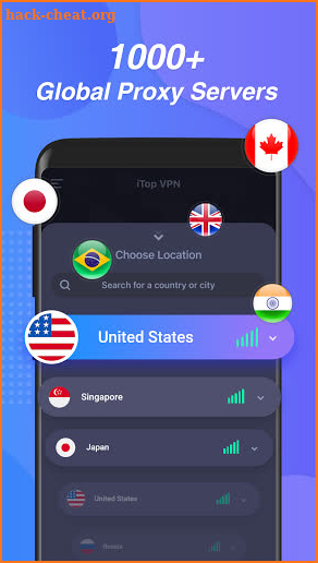 iTop VPN - Fast, Secure & Unlimited VPN Proxy screenshot