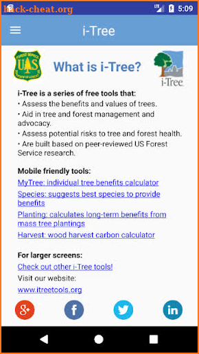 iTree Tools (i-Tree) screenshot