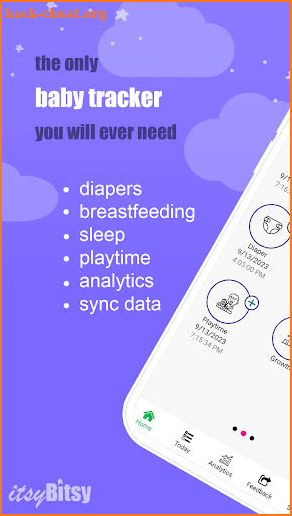 ItsyBitsy: Baby Tracker screenshot