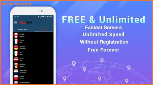 iTuga VPN -Free, Fast and Secure VPN screenshot