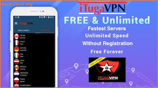 iTuga VPN -Free, Fast and Secure VPN screenshot