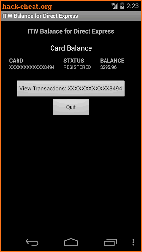 ITW Balance 4 SSI / SSD screenshot