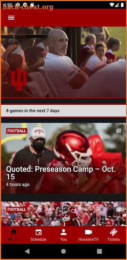 IU Hoosiers screenshot