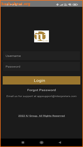 IU Interpreter App screenshot