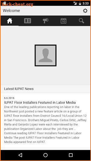 IUPAT Mobile Member Portal screenshot