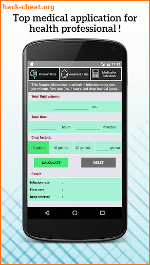 IV Calculator: Infusion, Dosage, Drug, & Drip Rate screenshot