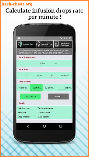 IV Calculator: Infusion, Dosage, Drug, & Drip Rate screenshot