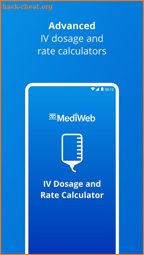 IV Dosage and Rate Calculator screenshot