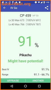 IV Go（get IV for Pokemon） screenshot