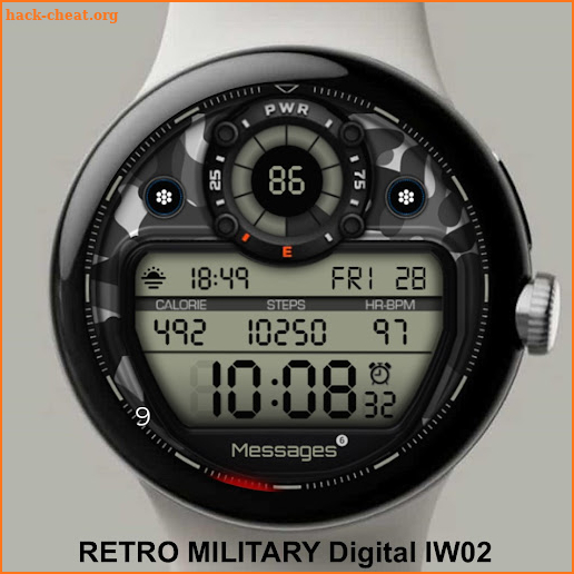 IW02 Retro Military Digital screenshot