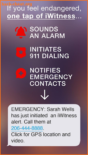 iWitness™ Personal Safety 4.0 screenshot