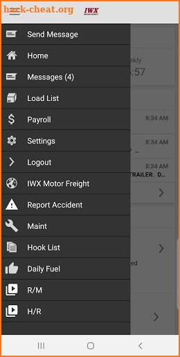 IWX Motor Freight Mobile screenshot