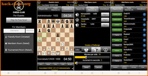 IXC Chess Club screenshot