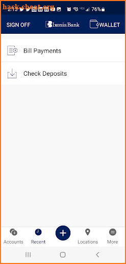 Ixonia Bank Mobile screenshot