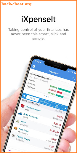 iXpenseIt: expense, cashflow, budget tracking screenshot