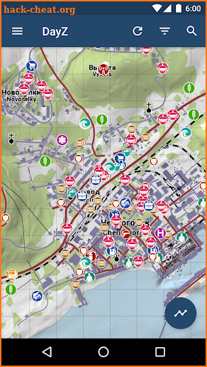 iZurvive - Map for DayZ & Arma screenshot