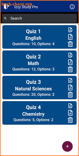 Izzy Study Pro screenshot