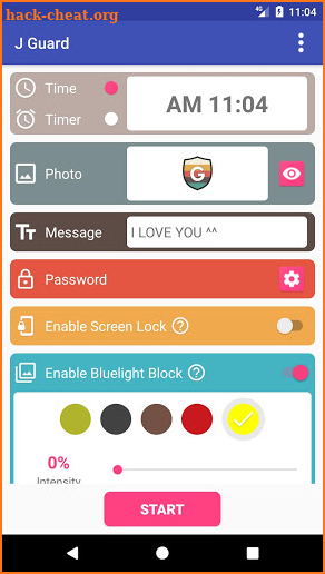 J Guard - kids use time limit lock alarm - free screenshot