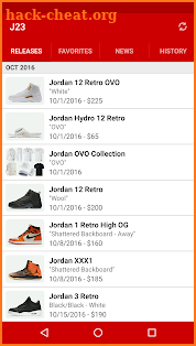 J23 - Jordan Release Dates screenshot