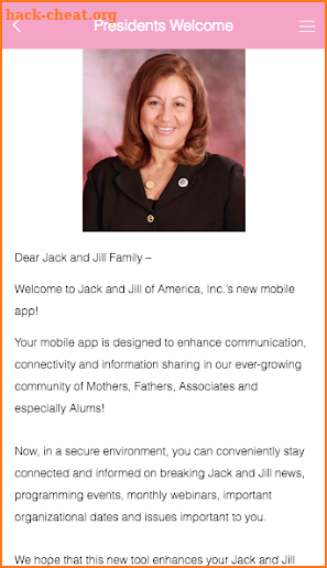 Jack and Jill of America, Inc. screenshot