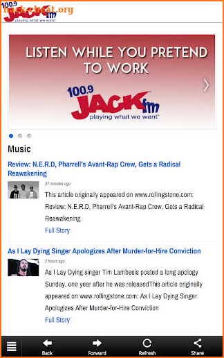 Jack FM 101 - Morgantown screenshot