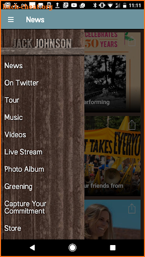 Jack Johnson Official Tour App screenshot