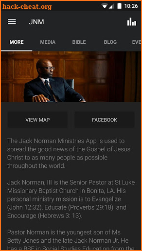 Jack Norman Ministries App screenshot